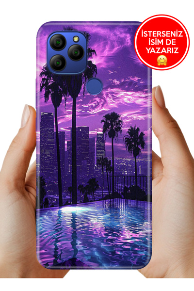 General Mobile GM 21 G310 Kılıf Desenli Baskılı Kamera Korumalı Silikon LandS...