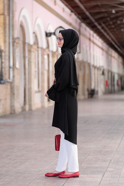 Modaviki Black Eflin Tunic Fvm202