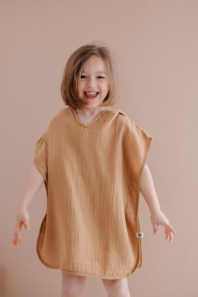TBA COLLECTION Muslin Poncho |   Camel