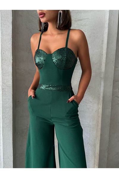 ADA MODA Women's jumpsuit with suspenders