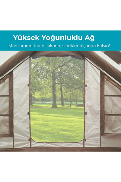 habl 8 Kişilik 8m2 4 Mevsim 420d Oxford Kumaşlı Şişme Çadır 320*250*220cm