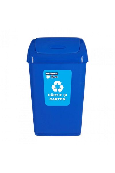 Heinner Care COȘ DE RECICLARE SWING ECO, 35 L, ALBASTRU