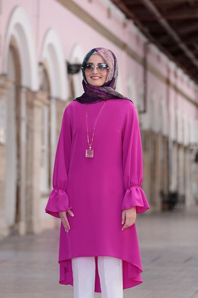 Modaviki Fuchsia Eflin Tunic Fvm202