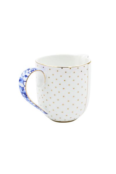 Pip Studio Porcelain milk jug, Pip Studio, 260 ml, Royal White collection
