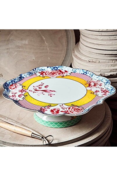 Pip Studio Porcelain cake tray, Pip Studio, 24x24 cm, Royal Multi collection