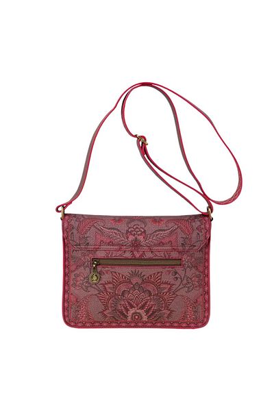 Pip Studio Geantă tip poștaș, Pip Studio, colecția Kyoto Festival, Dark Pink, 25x7x20cm