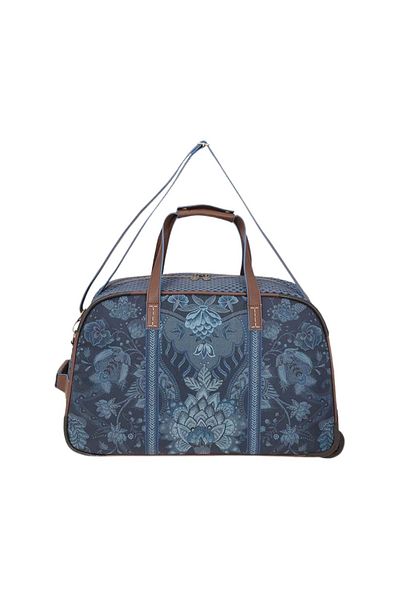 Pip Studio Geantă de voiaj cu roți, Pip Studio, colecția Kyoto Festival, Indigo Blue, 55x34x27cm