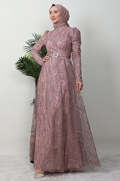 GİYZAMİLA Πούδρα βραδινού φορέματος Nilda Glitter