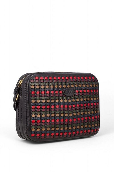 GÖN Rot Black-Multicolor Women's Crossbody Bag 186 Rot