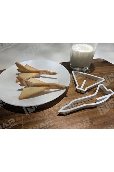 Nar Promosyon Play Dough Mold, Airplane Pattern Snap Cookies, Candy, Clay Dough, Ceramic Mud Mold