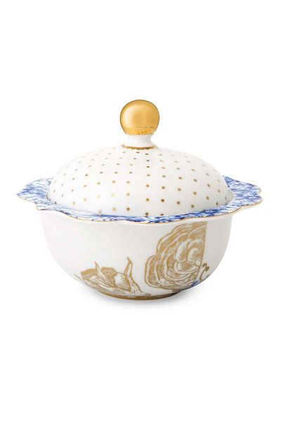 Pip Studio Porcelain sugar bowl, Pip Studio, White, 235 ml, Royal White collection