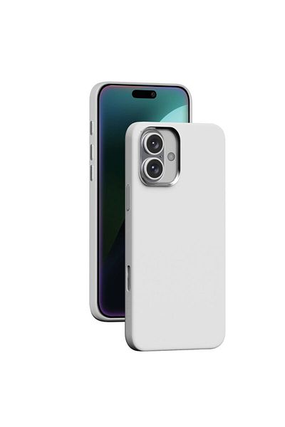 HYPHEN TINT Silicone MagSafe Case - White - iPhone 16 Plus - 6.7