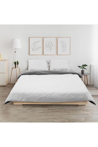 Heinner Home Double bed set dark Gray