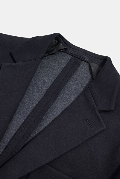 W Collection Anthracite Buttoned Wool Jacket
