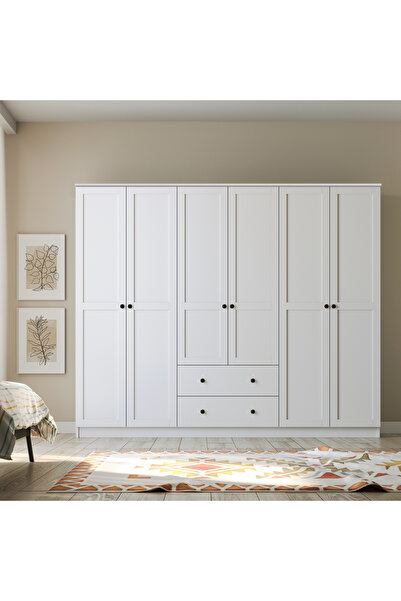 Rabi Side 6 Kapak 2 Çekmece Gardırop