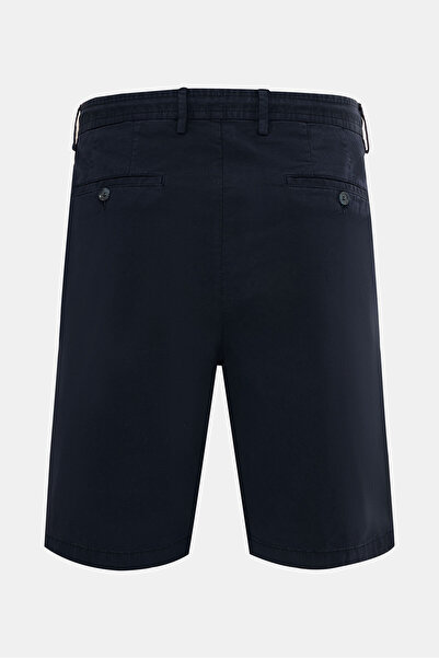 W Collection LACİVERT BAĞCIKLI-FERMUARLI BERMUDA