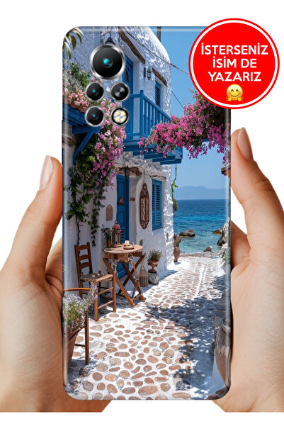 Cekuonline İnfinix Note 11 Pro Kılıf Cekuform Desenli Esnek Kapak Bodrumda Aşk