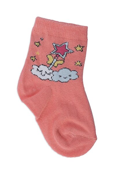 Bebelop Комплект от 3 чорапи до глезена с шарка на звезда за момичета