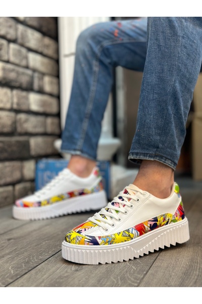 EBRUS TREND Et0801 High Sole Color Patterned Men's Sports Shoes