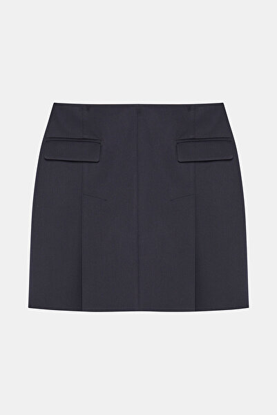 W Collection LACİVERT MİNİ ETEK