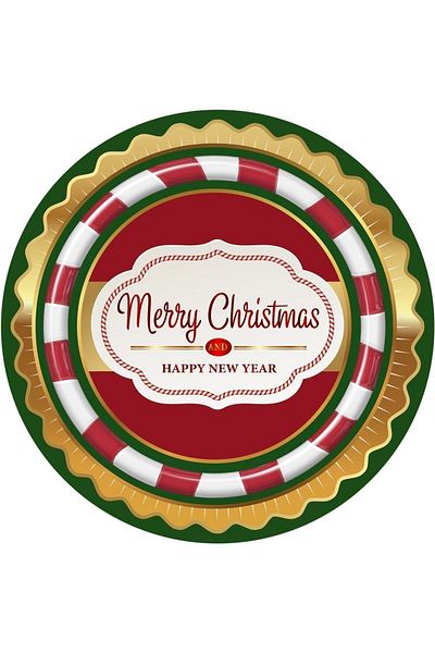 Egebella New Year's Concept American Service - Placemat - Multi-Purpose Decorative Placemat Mousepad