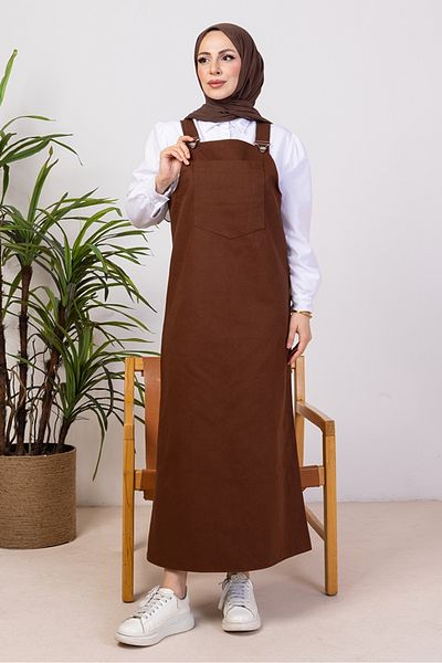 Bestenur Gavin Cepli Gabardin Jile 1404 - Καφέ