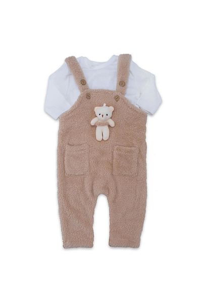 Bebelop Lamb Slopet Suit with Teddy Bear.18 Month.Beige.18