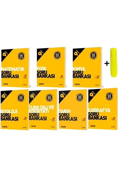 Hız Yayınları Hız Yayınları 9. Sınıf Tüm Dersler Soru Bankası Yeni 7 Kitap