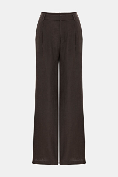 W Collection Brown Wide Leg High Waisted Trousers