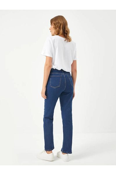 Faik Sönmez B00033 - Indigo Regular Waist Straight Cut Jeans
