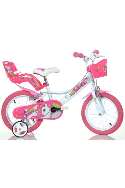 Dino Bikes Bicicletă pentru copii Unicorn Db-144r-un, 14 inch