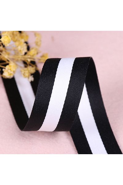 Choice 1 2meter 38mm Colorful Stripe Polyester Webbing Ribbon Ribbon Outdoor Backpack Bag Strap Belt Ribbo.