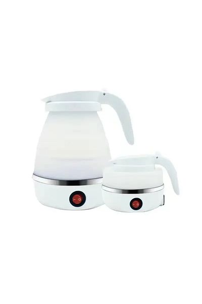 Choice Eu White Electric Kettle Mini Foldable Water Heater 600ml Home Hot Water Kettle Portable Kitchen Ket