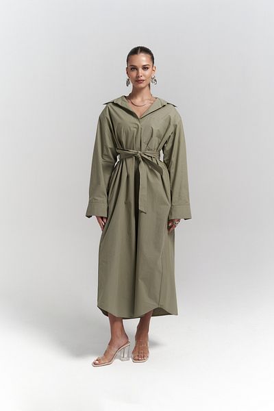 Mai Φόρεμα Belsay Trench Coat Khaki