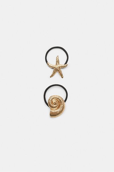 Stradivarius Set of 2 under the sea scrunchies