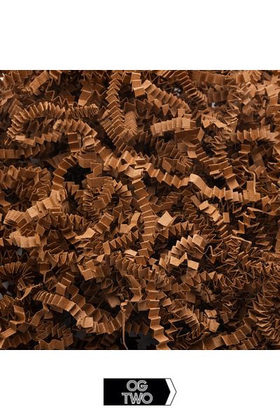 OGTWO Premium Zig Zag Cropped 50 Gr Kraft Paper - Gift Box Fancy Pelur