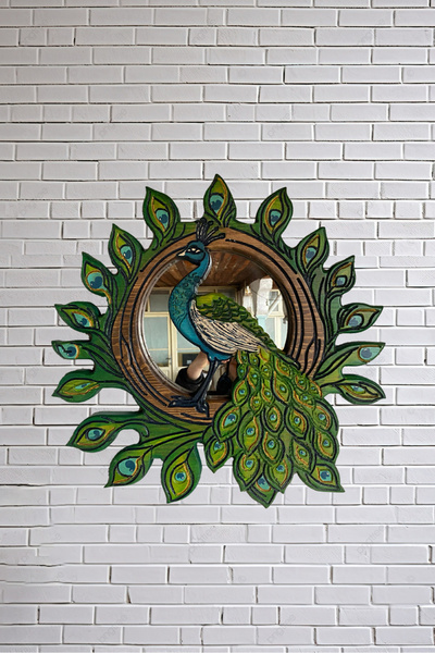 Home Ahşap Oyma Dekoratif Ayna