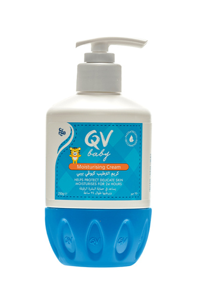 Qv كيوفي بيبي كريم ترطيب البشرة الجافة للاطفال - 250 جم