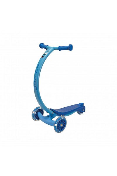 OEM Trotineta Zipster Albastra cu roti LED