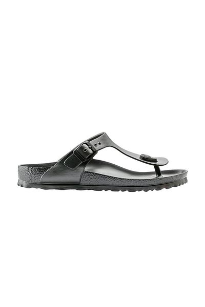 Birkenstock Papuci Gizeh Eva Metallic Antracit
