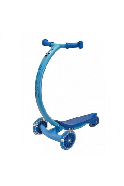 OEM Trotineta Zipster Albastra cu roti LED