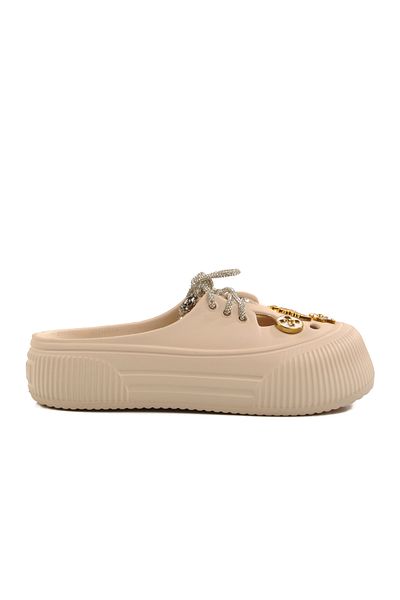 AYAKMOD Ecru Sabo Women's Slippers 3404 Z