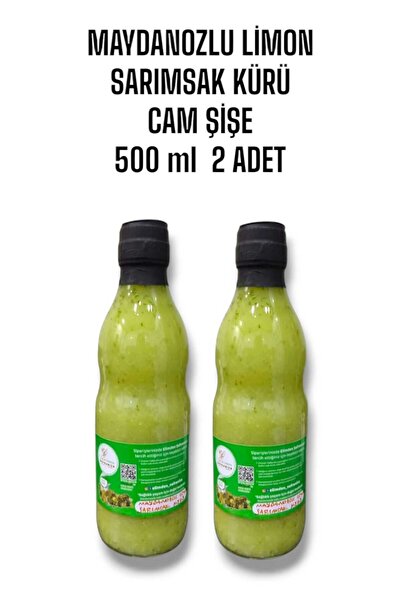elimden Limon Sarımsak Maydanoz Kürü % 100 Ev Yapımı Cam Şişe 2 X 500 ml (2 A...