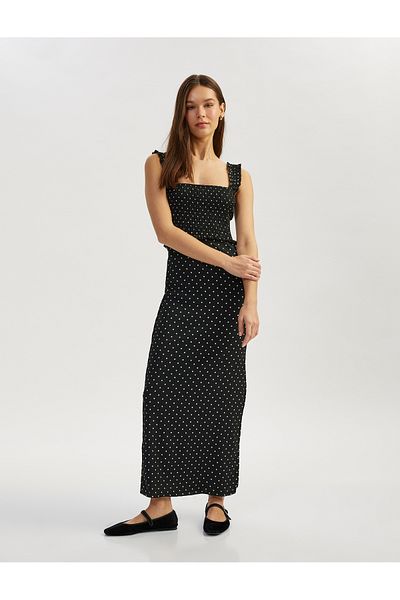 Koton Scientific Knowledge Till Thick Strap Gipeli Midi Dress Gipeli Dress Gipeli Dress Gipeli Dress Gipeli Dress Gipeli Dress