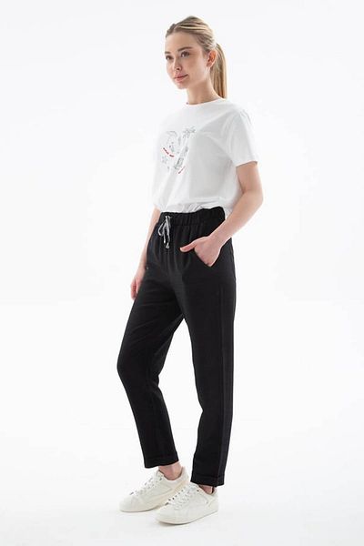 Fashion Friends Comfortable Black Women's Trousers 25Y0250K1