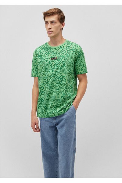 Mavi Ανδρικό μπλουζάκι με στάμπα Coyote casual loose fit