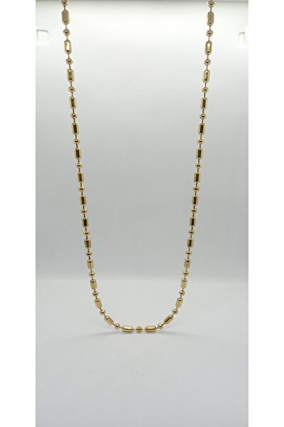 ndjewelry الذهب اللون مطرز قلادة الصلب