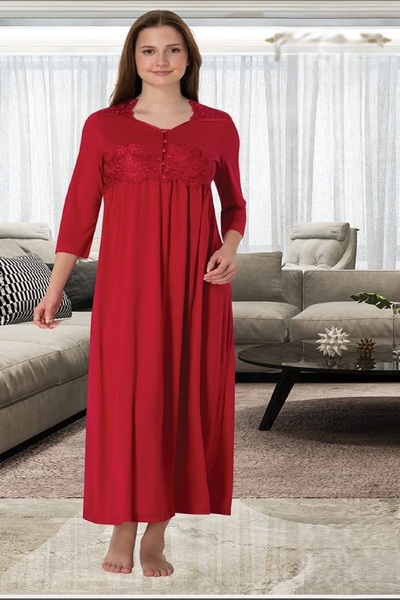 Puerpera Effortt تصميم خاص مزين بفستان نوم الأمومة 3012