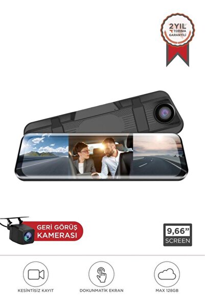 LENOVO M9/9903 Araç içi 9.6inç Dokunmatik Dikiz Ayna Wifi Gece Görüşü Ön İç v...