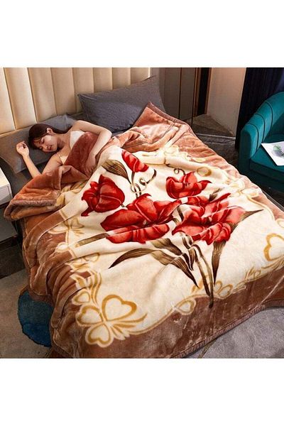 Comfy KING SIZE KOREAN 2 PLY SOFT & LUXURIOUS BLANKET 99